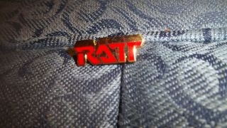 Ratt Vintage Logo Metal Enamel Pin
