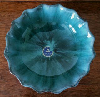 Vintage Blue Mountain Pottery Canada (bmp) Scallop Edge Bowl