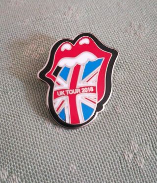 Rolling Stones Uk Tour 2018 Enamel Pin Badge - Rare