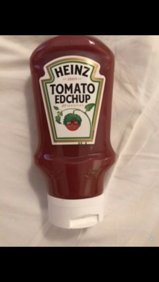 Heinz Tomato ‘edchup’ Ed Sheeran Tomato Ketchup & 400ml Bottle Sauce