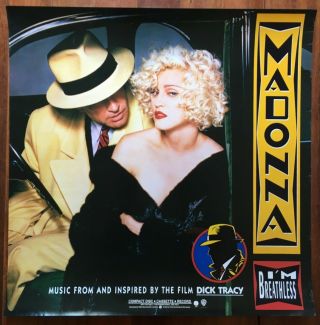 Madonna Rare 1990 Promo Only Poster Dick Tracy 570mm X 570mm