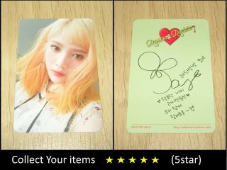Red Velvet 2nd Mini Album Russian Roulette Joy Official Photo Card K Pop