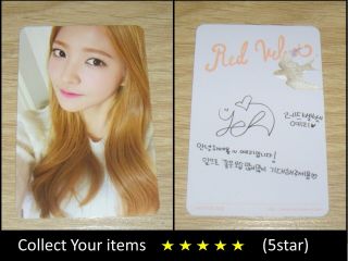 Red Velvet 1st Mini Album Ice Cream Cake Yeri Official Photo Card K Pop