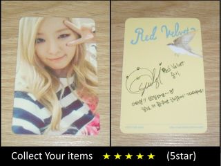 Red Velvet 1st Mini Album Ice Cream Cake Seulgi Official Photo Card K Pop