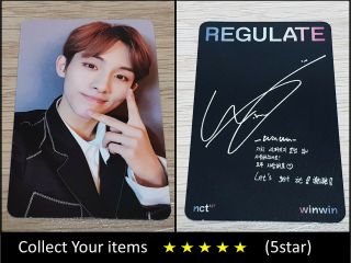 Nct 127 1st Repackage Album Regulate Winwin Official Photo Card