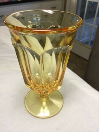 Imperial Old Williamsburg Yellow Tea Goblets
