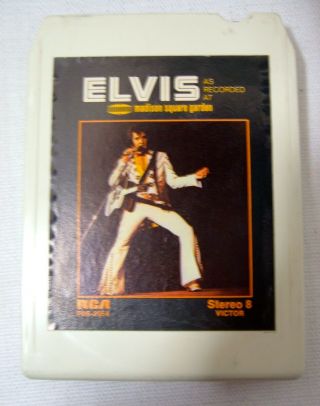 Elvis Presley Madison Square Garden Rare 8 Track Tape Rca P8s - 2054 Stereo 8 Vict