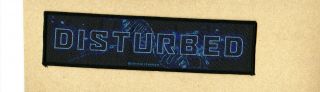Disturbed - Patch - Woven - Uk Import - Evolution Blue - Collector 