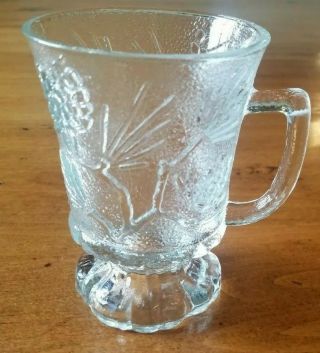 Tiara Glass Ponderosa.  Pine.  Mug Cup W/ Handle