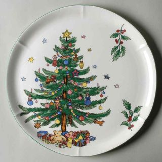 Nikko Happy Holidays Hostess Chop Plate (round Platter) 10081894