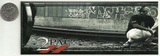 Tupac Shakur Sticker/decal Rap Hip - Hop Car Bumper