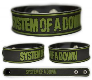 System Of A Down Wristband Rubber Bracelet
