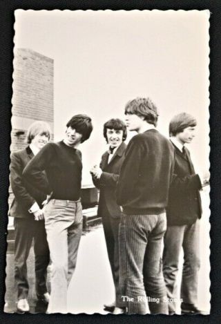 Rolling Stones Vintage Postcard Pc 1960s Rock Band