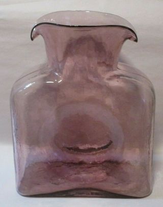 Blenko Glass Lilac Water Bottle 384