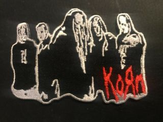 Korn Heavy Metal Music Band Embroidered Patch Iron Or Sew On Patch 2.  5x3.  5in.