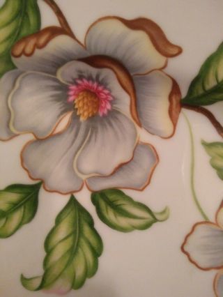 Vintage Roselyn China Dogwood Magnolia LARGE PLATTER 14 