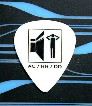Alice Cooper // Ryan Roxie Tour Guitar Pick // White/black Roxie77 Slash