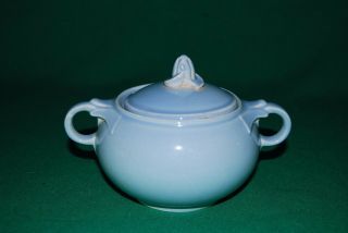 Luray Pastels Blue 8 Oz Suger Bowl With Lid By Taylor,  Smith & T (ts&t)