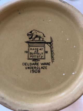 Buffalo Pottery Deldare Ware 1908 “at The Three Pidgeons” Mug