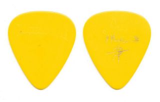 Vintage Megadeth Dave Mustaine Signature Concert - Yellow Tour Guitar Pick