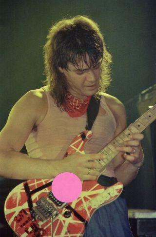 Eddie Van Halen 5150 Tour 9 - 4x6 Color Concert Photo Set 38aa