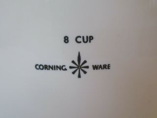 Vintage CORNING WARE ATOMIC BLACK STARBURST 8 Cup Stove Top Coffee Percolator 3