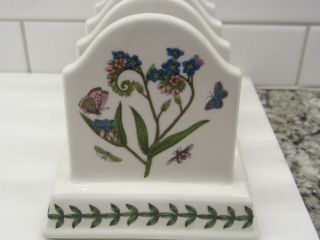 Portmeirion Botanic Garden Letter Holder Toast Rack Vintage Floral Ceramic