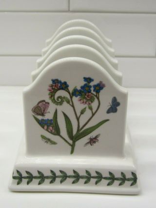 Portmeirion Botanic Garden Letter Holder Toast Rack Vintage Floral Ceramic 4