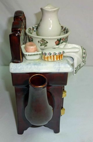 Portmeirion Botanic Garden Teapot Victorian Washstand 2