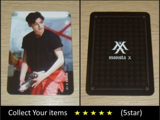Monsta X 1st Mini Album Debut Trespass Black I.  M Im Black Official Photo Card