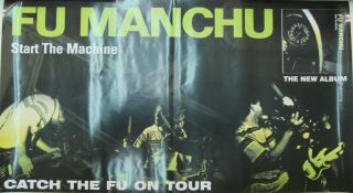 Fu Manchu Start The Machine,  Orig Drt Promotional Poster,  2004,  11x17,  Ex