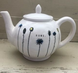 Rae Dunn Artisan 2017 Home Line Teapot “home” Vhtf Always Low