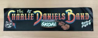 Vintage Nos Charlie Daniels Band Skoal Bumper Sticker