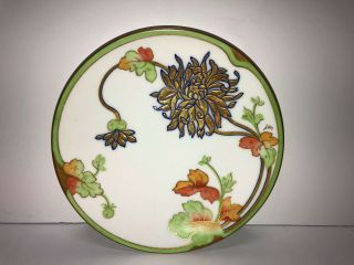 Lovely Antique T&v Limoges Artist Signed Leori Decorated Plate