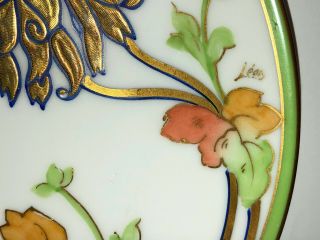 Lovely Antique T&V Limoges Artist SIgned LEORI Decorated Plate 3