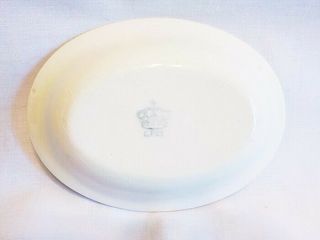 Vintage Crown China Blue Bird China Small Oval Olive Relish Dish 4 1/4 