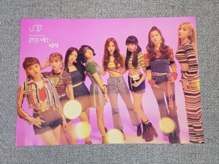 K - Pop Uni.  T 2nd Mini Album [begin With The End] Official Poster - -