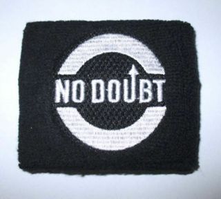 No Doubt.  - Embroidered Logo Terry Cloth Wristband To U.  S.