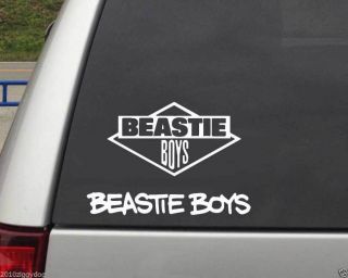 Beastie Boys Rock Sticker Decal Set Car Window Bumper Rap Old School Hip Hop