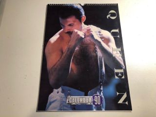 Queen Freddie Mercury Limited Edition Rare 1990 Misprint Calendar Kylie Minogue