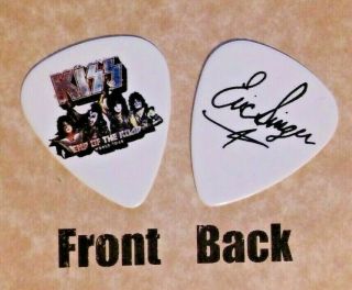 Kiss - Band Logo Eric Singer Signature End Of The Road Guitar Pick - (w2)