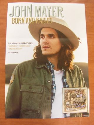 John Mayer - Born And Raised (2sided) [official] Poster