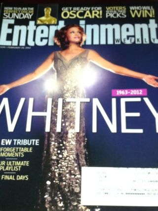 Whitney Houston Entertainment Weekly 2012