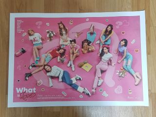 K - Pop Twice 5th Mini Album [what Is Love?] A Ver.  Official Poster - -