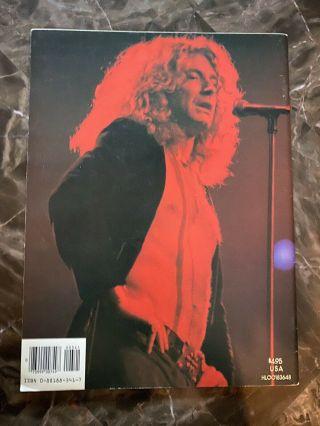 LED ZEPPELIN - Robert Plant Robus Books - With Poster 2