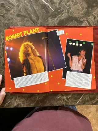 LED ZEPPELIN - Robert Plant Robus Books - With Poster 3