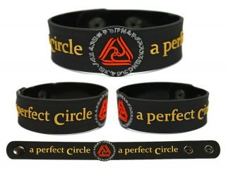 A Perfect Circle Wristband Rubber Bracelet V1
