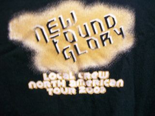 Found Glory Local Crew North America 2003 Tour Shirt Xl