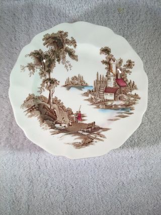 Johnson Brothers 8 Bread Plates The Old Mill Kitchenware Dining Collectibles 2