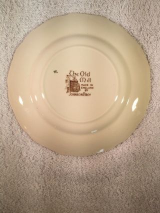 Johnson Brothers 8 Bread Plates The Old Mill Kitchenware Dining Collectibles 5